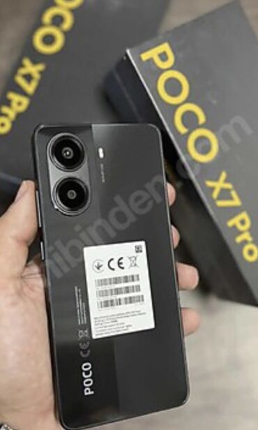 airports pro: Poco X7 Pro, 512 GB, rəng - Qara, Barmaq izi