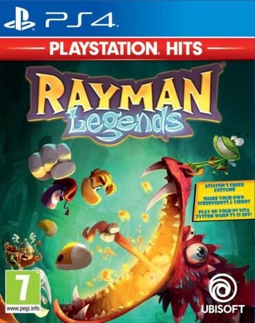 Oyun diskləri və kartricləri: Ps4 üçün rayman legends oyun diski. Tam yeni, original bağlamada