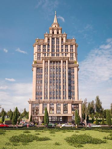 18: 3 комнаты, 74 м², Военторг Элитка, 16 этаж, ПСО (под самоотделку) — 1