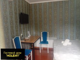 суточные дома: 1 бөлмө, Душ кабинасы, Жаздык, жууркан-төшөк каптары, Кондиционер