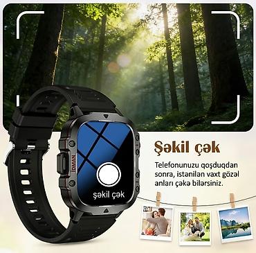 Smart saatlar: Yeni, Smart saat, Sensor ekran, rəng - Qara — 7