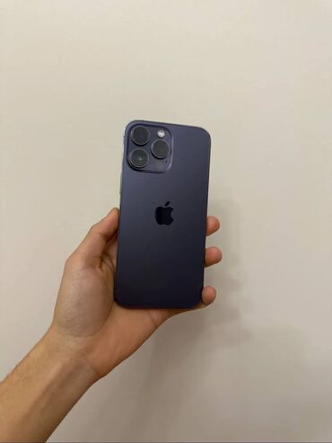 бишкек айфон 14 про макс: IPhone 14 Pro Max, Колдонулган, 256 ГБ, Jet Black, Заряддоочу түзүлүш, Коргоочу айнек, Кабель, 84 %