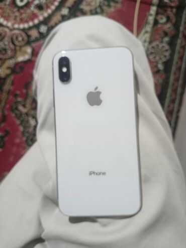 iphone x silver: IPhone X, 64 GB, Face ID