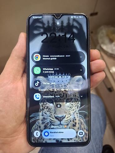 samsung tab a qiymeti: Samsung Galaxy A15, 128 GB, rəng - Mavi, Düyməli, Sensor, Barmaq izi — 1