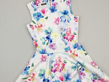 sukienki kopertowa w kwiaty: Dress, M (EU 38), condition - Very good