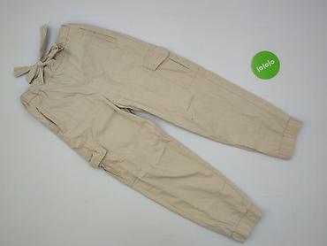 camel spodnie: Sinsay, Spodnie cargo damskie, rozmiar 2XS — 2