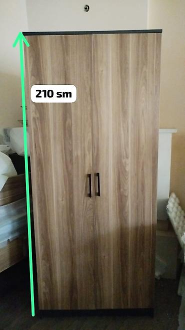 ofis dolablari: Ofis mebel dəsti - İki qapılı qarderob: 210 sm hündürlük. Taxta — 2