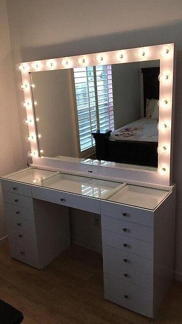 Salon masaları: Salon güzgüsü Fabrik istehsalı makiyaj / vizaj / gözəllik salonu — 21