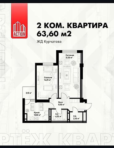 Продажа квартир: 2 комнаты, 64 м², Элитка, 14 этаж, Евроремонт — 10