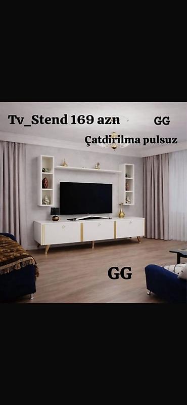 ТВ-стенды: TV stendləri – müasir dizayn, bir neçə rəng və fakturada modellər: - 2 — 2