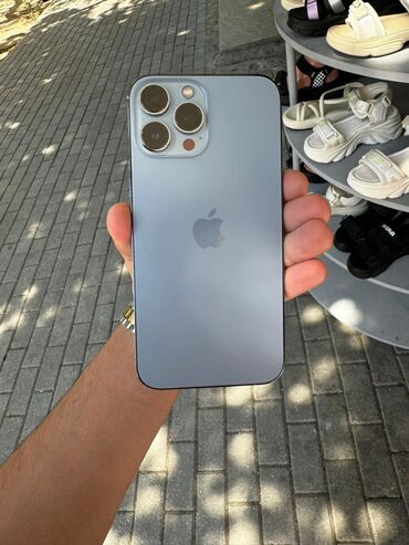 iphone xr barter: IPhone 13 Pro Max, 128 GB, Mavi, Barmaq izi, Face ID