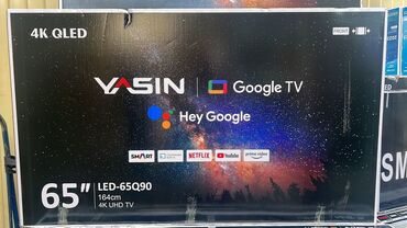yasin 65 телевизор: Wi-Fi Да Акустическая система 20 Вт (2х10 Вт) Веб-камера Нет Вес с