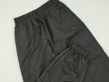 Black, Material trousers for women, M (EU 38)