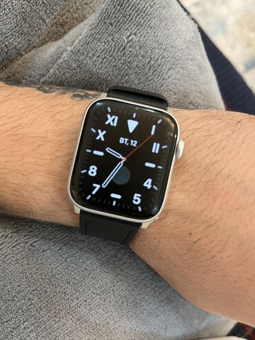 apple watch 4 44mm qiymeti: İşlənmiş, Smart saat, Apple, Аnti-lost, rəng - Gümüşü