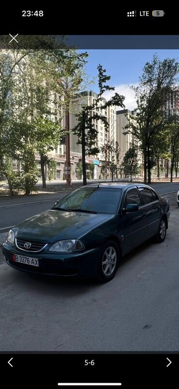 балыкчы автомобиль: Toyota Avensis: 2002 г., 1.8 л, Механика, Бензин, Седан