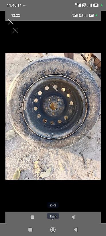 Железные Диски R 14 Toyota, Пара, отверстий - 5, Б/у