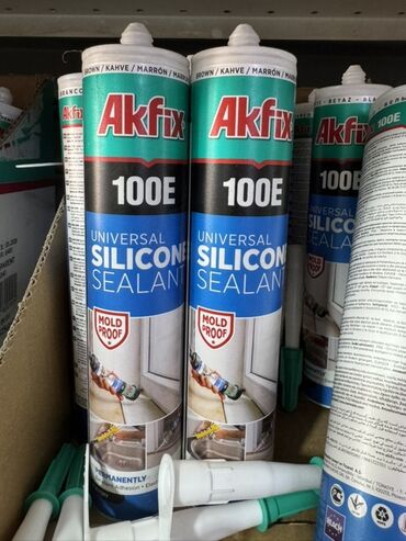 клей для обоя: Универсальный силиконовый герметик Akfix 100E подходит для широкого