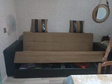 Раскладной диван, Б/у, Раскладной, С подъемным механизмом, Ткань, Нет доставки