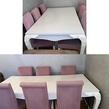 Qonaq otağı üçün, İşlənmiş, Açılmayan, Kvadrat masa, 6 stul lalafo.az -da Qonaq otağı üçün, İşlənmiş, Açılmayan, Kvadrat masa, 6 stul