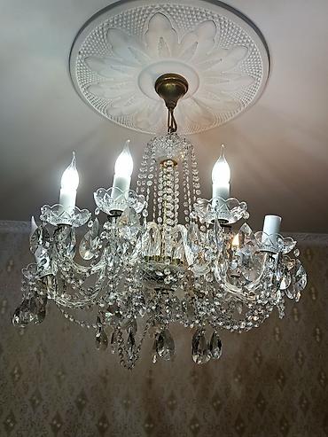 priz: Çılçıraq, 8 lampa, Xrustal — 6