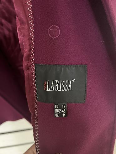 samsung pen: Пальто женское MODA LARISSA - Цвет: насыщенный бордово‑вишнёвый - — 2