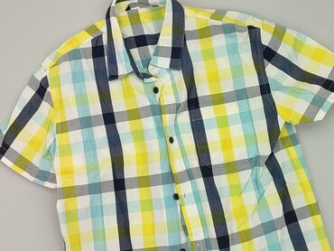 Shirts: Shirt 14 years, condition - Very good, pattern - Cell, color - White