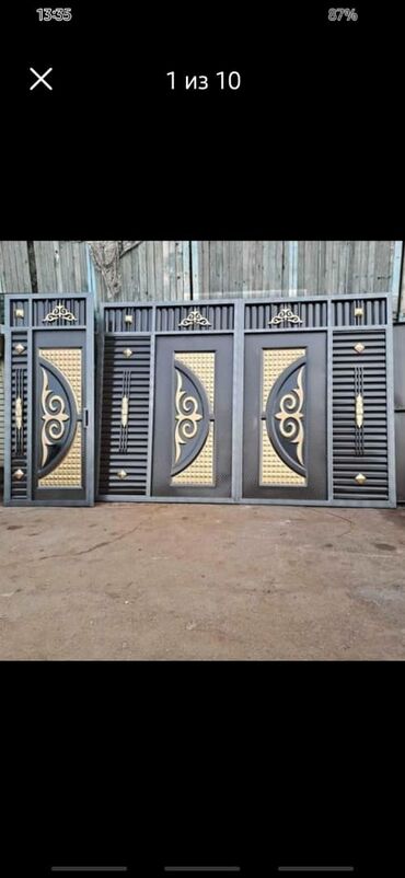 Распашные ворота: Ворота, распашные, откатные, металл России, отличное качество, есть в — 20