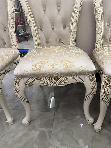 Столы для зала: Роскошный обеденный стол в классическом стиле. - Форма: прямоугольная — 7