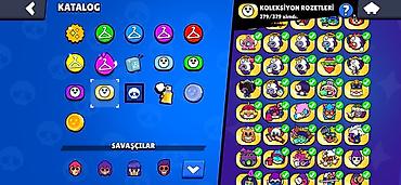 Digər kolleksiyalar: Brawl Stars hesabı – yüksək inkişaf etmiş kolleksiya - Ümumi — 24