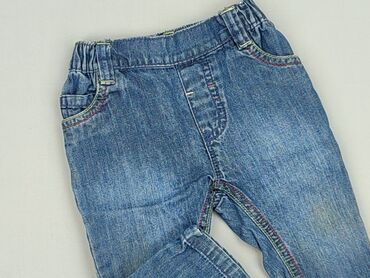 spodnie z niskim stanem h m: Denim pants, 3-6 months, condition - Very good