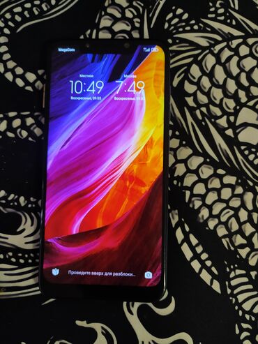 обмен на поко: Poco Pocophone F1, Б/у, 64 ГБ, цвет - Синий, 2 SIM