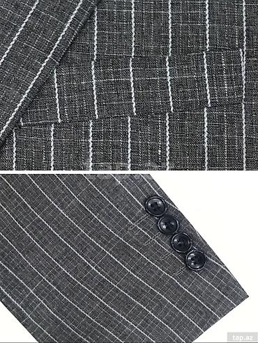 Kostyumlar: Kostyum, Demisezon, 4XL, rəng - Boz — 4
