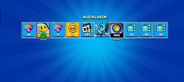 oyun 1001: Brawl Stars hesabı/sandıq açılışı nəticələri Aldıqların: - 14 ədəd