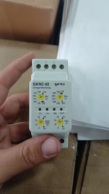 Digər elektrik malları: Müxtəlif məqsədli relelər.ENTEŞ GKRС-02 və GKRС-03 gərginlik nəzarət