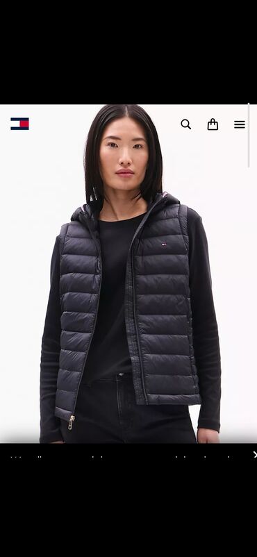 qırmızı qadın jiletləri: Yeni Tommy Hilfiger resmi seyfesinnen alinim 140 azna 90 satiram L