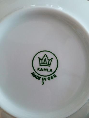 cay samavari: Çay dəsti, Farfor, 12 nəfərlik, Almaniya — 2