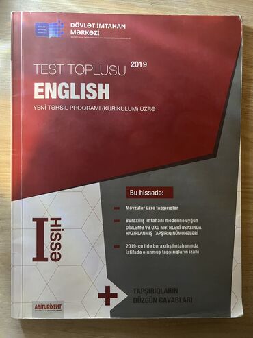 ingilis dili 2019 test toplusu pdf: Тест по ангйскому языку 1ая часть 2019 год