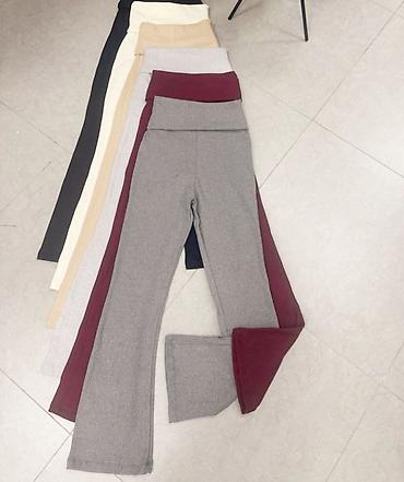 massimo dutti baletanke: Zvonarice/zvoncare pantalone sa elastinom. Bela,krem bela,bez,svetlo — 1