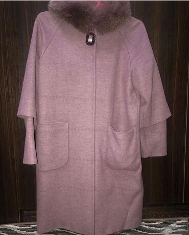 кыргызская национальная одежда: Пальто, Зима, По колено, L (EU 40)