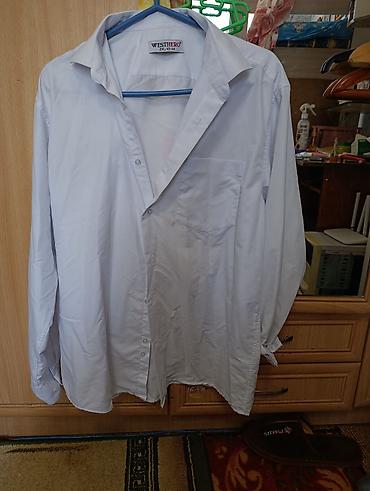 Рубашки: Мужская рубашка, 2XL, Новый, цвет - Белый — 3