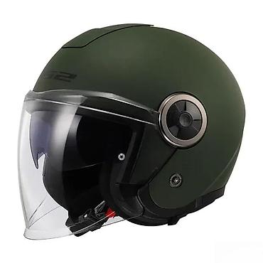Oprema za bicikliste: LS2 Classy jet kaciga – mat maslinasto zelena - Otvoreni (jet) dizajn — 3