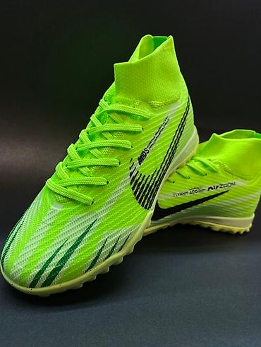 Бутсы: Футбольные сороконожки Nike Air zoom с высоким верхом, обеспечивающим — 2