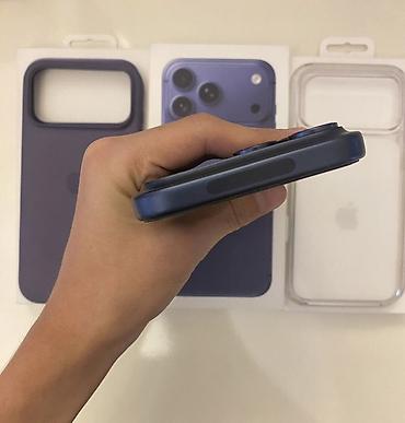 Kabrolar: Məhsul: Apple iPhone (mavi rəng) + 2 ədəd orijinal qılıf (bənövşəyi — 5