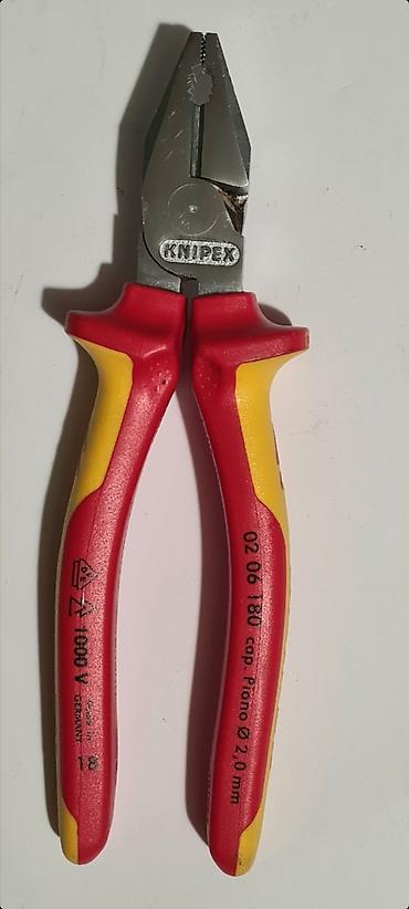 alat za oluke: Knipex 02 06 180 profesionalna kombinovana klešta sa visokim prenosom — 2