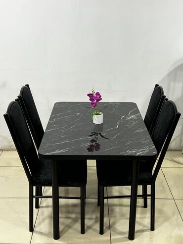 Кухонные столы и стулья: Кухонный стол и стул, Новый — 6