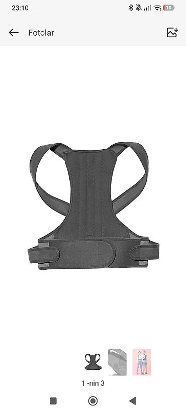 Медтовары: Erqonomik kürək və duruş düzəldici korset - Material: nəfəsalan — 1