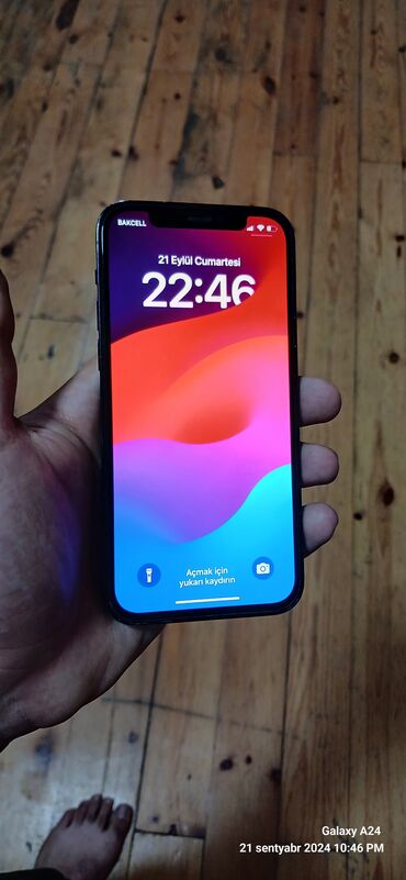 ayfon işlənmiş: IPhone 12 Pro, 256 GB, Mavi, Qırıq, Face ID