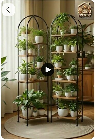 Полки для цветов: На заказ Полки, стеллажи для цветов. для комнатных растений Есть — 5