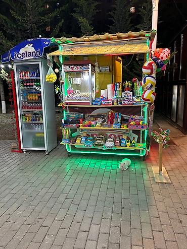 hazır: Park üçün əlverişli kiosk, hazır biznes.Popkorn aparatı və bir qism — 6