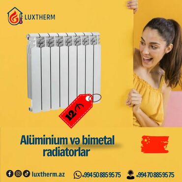 Radiatorlar: Seksiyalı Radiator Alüminium, Kredit yoxdur